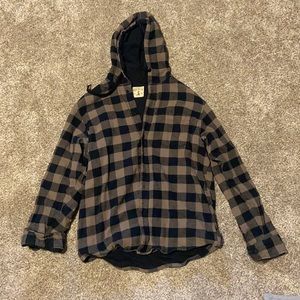 Hooded flannel